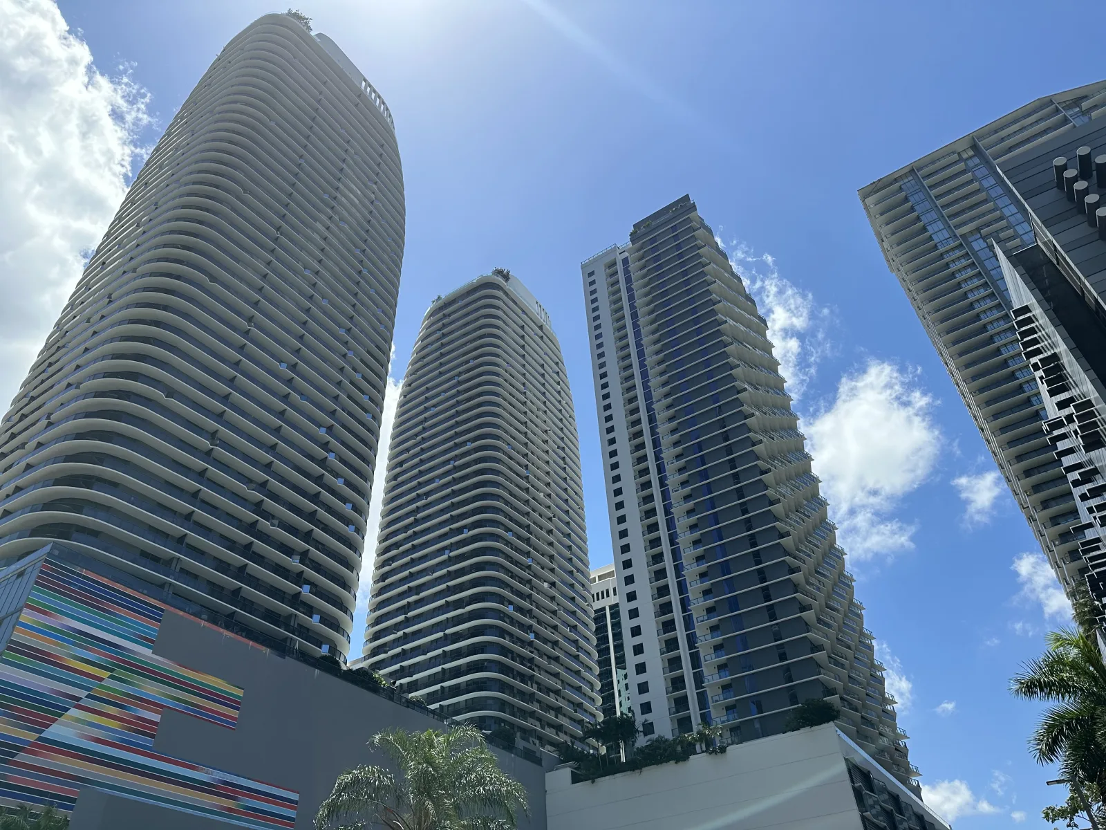 Miami skyline and Brickell financial district